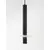 Pendul LED Nova Luce Noemi, 6W, 3000K, 360 lumeni, D110 mm, Hmax 2430 mm, alb, negru, dimabil Triac