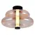 Aplica / plafoniera LED ACB Sira, 14.5W, 2700K, 1315 lumeni, D350 mm, chihlimbar, negru
