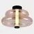 Aplica / plafoniera LED ACB Sira, 14.5W, 2700K, 1315 lumeni, D350 mm, chihlimbar, negru