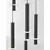Pendul LED Nova Luce Noemi, 65W, 3000K, 4320 lumeni, D620 mm, Hmax 2390 mm, alb, negru, dimabil Triac