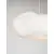 Pendul Nova Luce Cloud, 3xE27, L800 mm, Hmax 2000 mm, alb, IP20