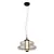 Pendul LED ACB Sira, 14.5W, 2700K, 1315 lumeni, D350 mm, Hmax 3000 mm, chihlimbar, negru