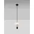 Pendul LED Nova Luce Anafi, 8W, 3000K, 395 lumeni, D220 mm, Hmax 2100 mm, alb, negru, IP20