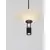 Pendul LED Nova Luce Anafi, 8W, 3000K, 395 lumeni, D220 mm, Hmax 2100 mm, alb, negru, IP20