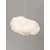 Pendul Nova Luce Cloud, 2xE27, L500 mm, Hmax 2000 mm, alb, IP20