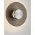 Aplica LED Nova Luce Esti, 7W, 3000K, 180 lumeni, D150 mm, maro, nichel, dimabil Triac