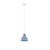 Pendul Nova Luce Picco, 1xE14 max. 5W, D160 mm, Hmax 2220 mm, alb, albastru