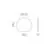 Oglinda LED ACB Sunset, 24W, 3000K, 1900 lumeni, CRI90, D600 mm, H540 mm, IP44