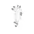 Aplica LED Nova Luce Shado, 12W, 3000K, 709 lumeni, H490 mm, auriu, IP20