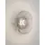 Aplica LED Nova Luce Delion, 5W, 3000K, 236 lumeni, D200 mm, crom, sticla striata transparenta, dimabil Triac