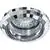 Spot fix incastrat AZzardo Cloe, 1xGU10, crom, rotund, IP20