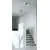 Spot mobil aplicat AZzardo Flavio, 2xGU10, alb-negru, patrat, IP20