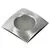 Spot fix incastrat AZzardo Ezio, 1xGU10, aluminiu, patrat, IP54