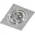 Spot mobil incastrat AZzardo Siro 1, 1xGU10 tip ES111, aluminiu, patrat, IP20