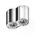 Spot mobil aplicat AZzardo Bross 2, 2xGU10, crom, elipsa, IP20