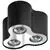 Spot fix aplicat AZzardo Neos 3, 3xGU10, crom-negru triunghi, IP20