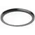 Plafoniera incastrata LED AZzardo Slim 15, 12W, 4000K, rotund, negru, IP44