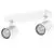 Plafoniera tip spot mobil aplicat AZzardo Exo, 2xGU10, alb, rotund, IP20