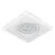 Spot mobil incastrat AZzardo Verdi 1, 1xGU10 tip ES111, alb, patrat, IP20