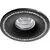 Spot fix incastrat AZzardo Simon, 1xGU10, crom negru, rotund, IP20