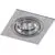 Spot mobil incastrat AZzardo Caro, 1xGU10, aluminiu, patrat, IP20