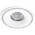 Spot fix incastrat AZzardo Simon, 1xGU10, alb, rotund, IP20