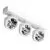 Plafoniera tip spot AZzardo Jerry 3 12V, 3xG53 tip QR111, alb, rotund, IP20