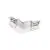 Element de conectare pentru sina AZzardo Track 3-Line, R, forma L, alb