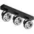 Plafoniera tip spot AZzardo Jerry 3 12V, 3xG53 tip QR111, negru, rotund, IP20