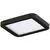 Plafoniera incastrata LED AZzardo Slim 9, 6W, 3000K, patrat, negru, IP44