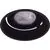 Spot mobil incastrat AZzardo Torres, 1xGU10 tip ES111, negru, rotund, IP20