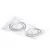 Spot mobil incastrat AZzardo Nova, 2xGU10 tip ES111, alb, dreptunghi, IP20
