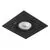 Spot mobil incastrat AZzardo Verdi 1, 1xGU10 tip ES111, negru, patrat, IP20