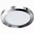 Plafoniera incastrata LED AZzardo Slim 9, 6W, 3000K, rotund, crom, IP44