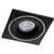 Spot fix incastrat AZzardo Simon, 1xGU10, crom negru, patrat, IP20