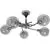 Lustra Candellux Ozzo, 5xE14, crom-transparent
