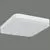 Plafoniera LED ACB Square, 24W, 3000-4000-6500K, D280 mm, alb, switch, IP54