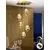 Pendul LED Schuller Rocio, 25W, auriu, dimabil, telecomanda