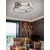 Plafoniera LED Schuller Colette, 37W, crom