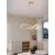 Pendul LED Schuller Molly, 30W, auriu