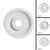 Spot fix LED incastrat ACB Bios, 10W, alb, rotund, IP20