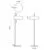 Lampadar ACB Clip, 1xE27, negru