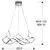 Pendul LED Schuller Molly, 30W, crom