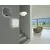 Aplica LED AZzardo Clover, 12W, 3000K, dreptunghi, alb