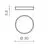 Plafoniera LED AZzardo Monza II R, 36W, alb
