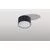 Spot fix LED aplicat AZzardo Monza R Top, 5W, 3000K, negru, rotund, IP20