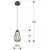 Pendul LED Schuller Taccia, 5W, crom
