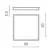 Plafoniera LED AZzardo Monza II Square, 74W, 3000K, alb