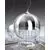 Pendul AZzardo Silver ball, 1xE27, crom