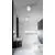 Spot fix LED aplicat AZzardo Lir, 6W, alb-crom, rotund, IP44
